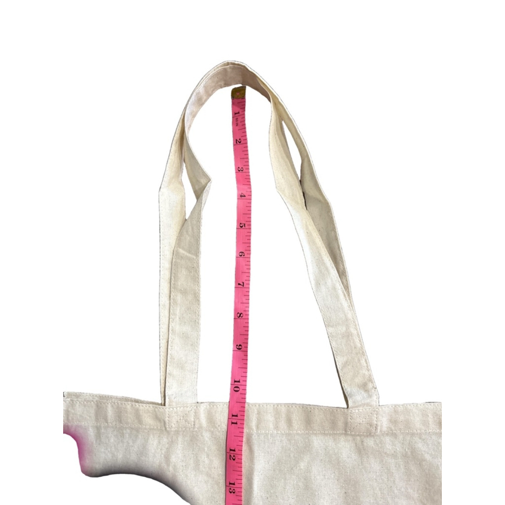 Women's Beige Tote Bag One Size - Picture 4 of 4